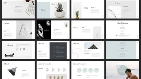 40 Free Premium Minimalist Powerpoint Templates Gambaran