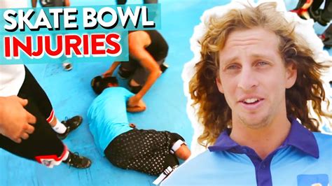 Ouch Top 5 Worst Skate Bowl Injuries Youtube
