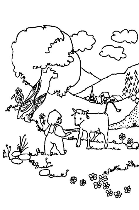 Boerderij kleurplaat printen op de boerderij kleurplaten. kleurplaten-dieren-boerderij