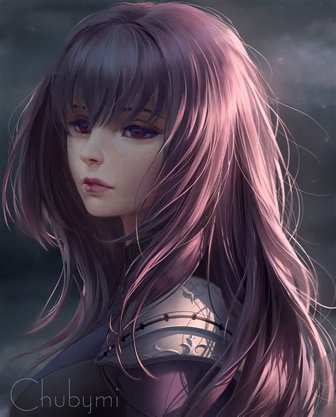 Scathach From Fate Chuby Mi On Artstation At Artstation