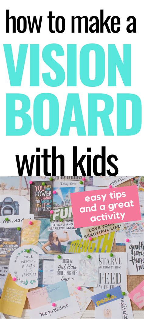 How To Make A Vision Board With Your Kids Mamma Bear Says Making A