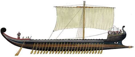 Odysseus Fast Black Ship A Penteconter Bireme Pinterest