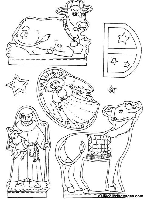 Nativity Animals Coloring Pages High Quality Coloring Pages
