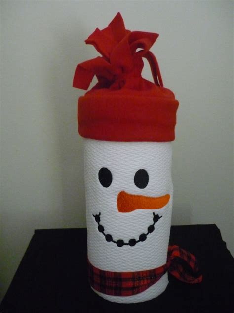 Items Similar To Frosty The Snowmanembroidered Snowman Paper Towel