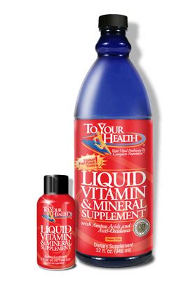 Their mineral content was well below published tuls in most multivitamins. Liquid Vitamin and Mineral Supplement - To Your Health ...