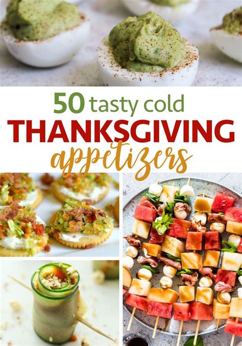 While hosting a party, it is a good idea to add some delicious cold appetizers in your menu. 50 Tasty Cold Thanksgiving Appetizers | Thanksgiving ...