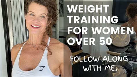 Weight Training For Women Over 50 I Teach You How In This Follow Along Workout With Dumbbells