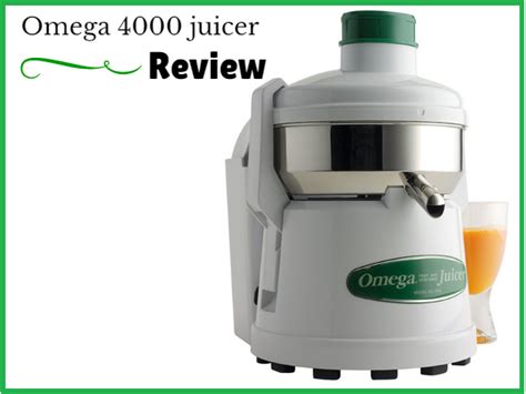 Omega 4000 Stainless Steel Juicer Omega 4000 Juicer Review Juicer