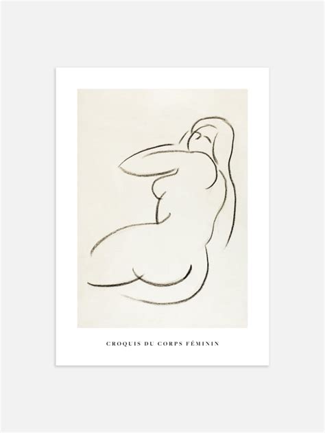 Vintage Erotic Female Nude De Carl Newman En Poster Tableau Sur Toile