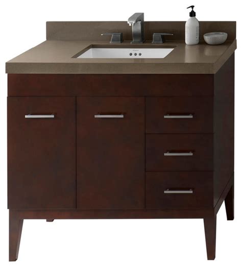 Shop bathroom vanities from our selection of more than 1,000 styles, including modern and traditional. Ronbow Venus Solid Wood 36" Vanity Set With Ceramic Sink ...