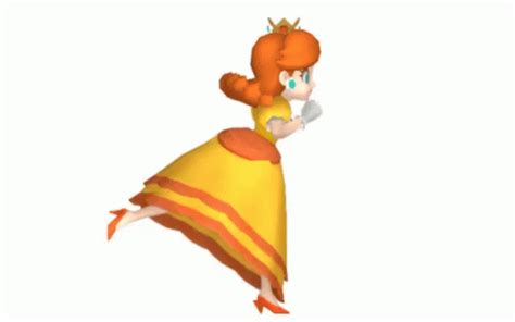 Daisy Running GIF Daisy Running Rosilina Discover Share GIFs Jeux Princesse