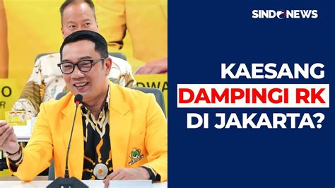 Kaesang Berpotensi Jadi Bakal Cawagub Jakarta Sindo Prime Youtube