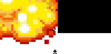Guy Walking Away From Explosion By Krispyquinn Pixel Art Explosion