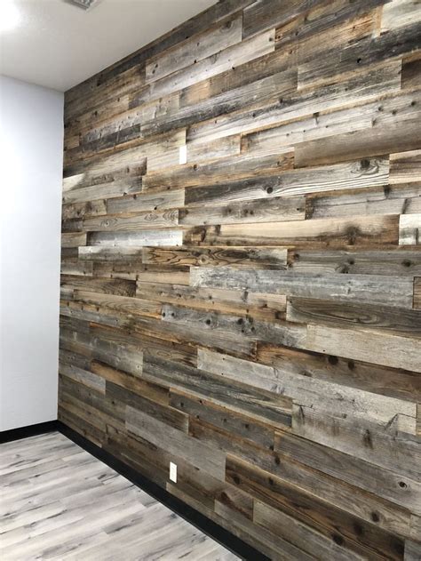 Reclaimed California Redwood Wall Planks Wood Walls Living Room Wood