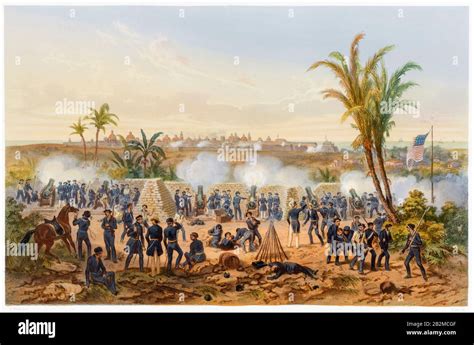 Bombardment Of Veracruz At The Battle Of Veracruz Siege Of Vera Cruz