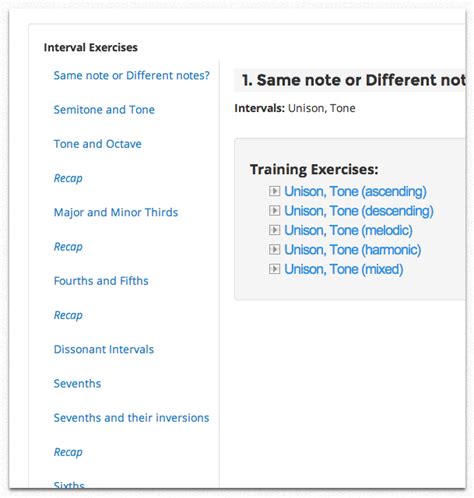 Practice With Interval Ear Training Exercises Musical U
