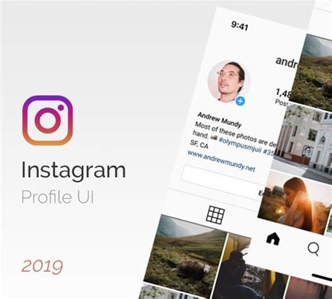 Instagram Ui Profile 2019 Free Asset For Figma Freebiesui