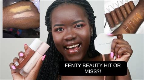 Rihanna Fenty Beauty First Impressions Review For Dark Skin Rihanna