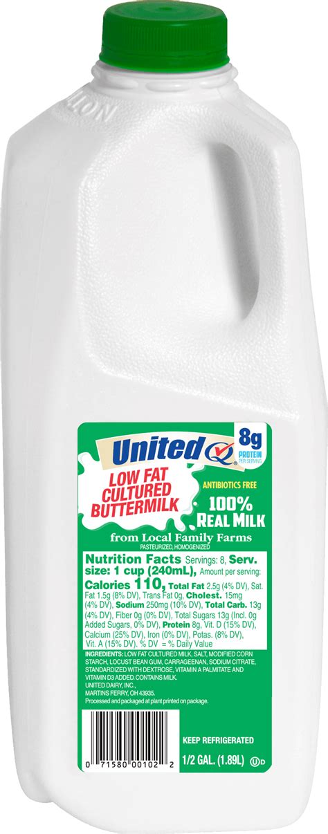 Lowfat Buttermilk United Dairy