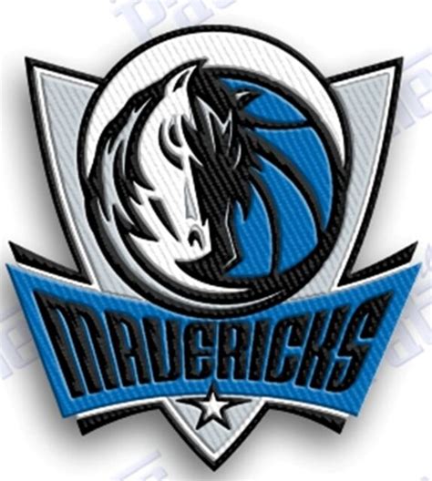 Dallas Mavericks Iron On Embroidered Patch Basketball Nba Hoops Patches