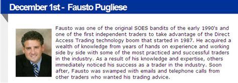 12012011 Stock Chat With Guest Speaker Fausto Pugliese