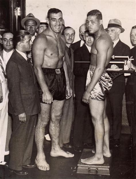 Weigh In Primo Carnera Vs Joe Louis Joe Louis Boxing History