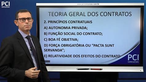 Aula 27 Teoria Geral Dos Contratos Princípios Contratuais Youtube