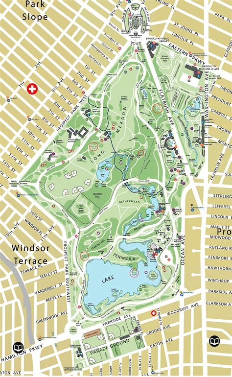 Prospect Park Map - Prospect Park 95 Prospect Park West Brooklyn NY 