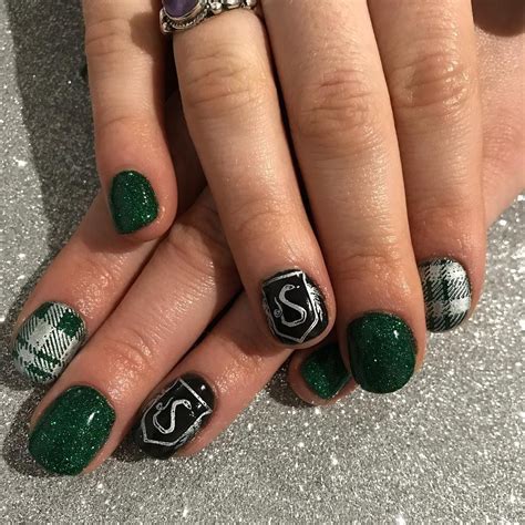 Ambition Cunning Slytherin Nails Last Night On A Client Love That