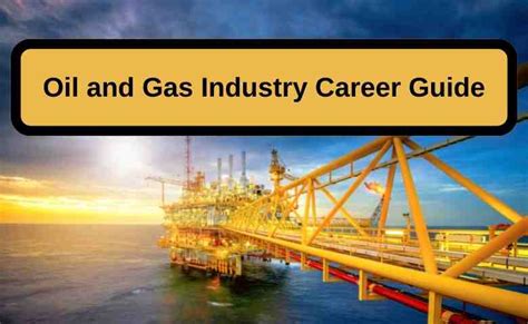 Careers In The Oil And Gas Industry Ultimate Career Guide 2024