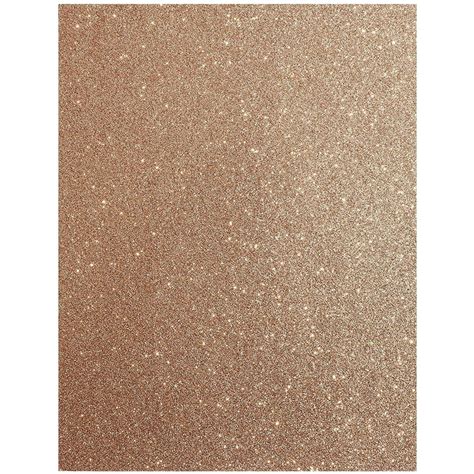 24 Pack Glitter Cardstock 11 X 85 Inches Rose Gold Sparkly Single