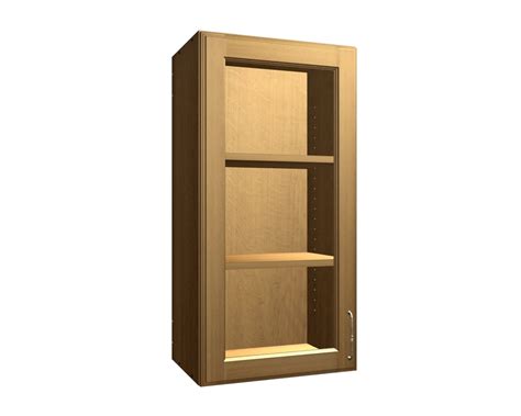 Product titlejumbo wall hanging wooden shot glass display case. 1 glass door wall cabinet
