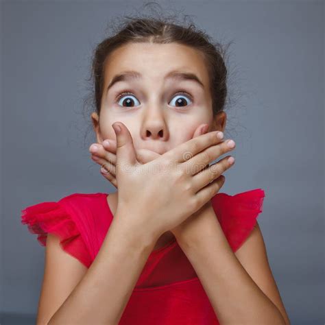 167 Little Girl Covering Her Mouth Hands Stock Photos Free And Royalty