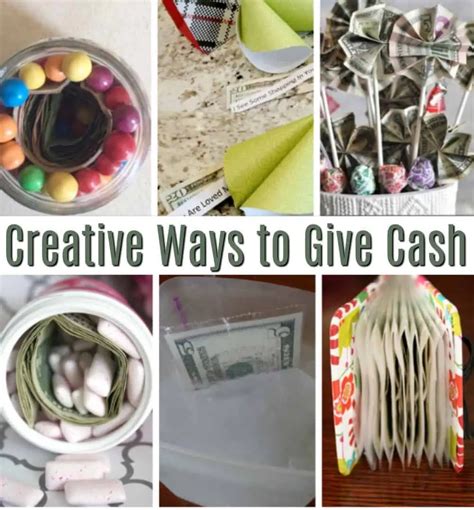 Creative Money Gift Ideas Saving Dollars And Sense