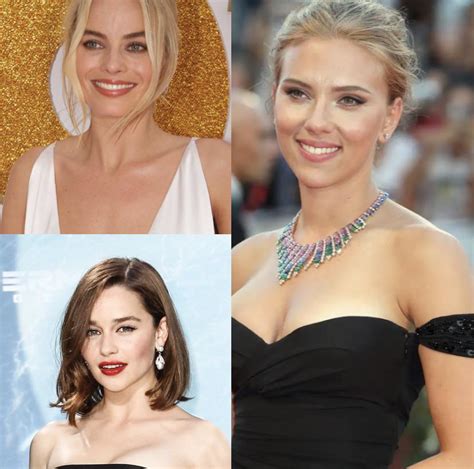 Pick One For Each Margot Robbie Scarlett Johansson Emilia Clarke Hardcore Spoonfuck