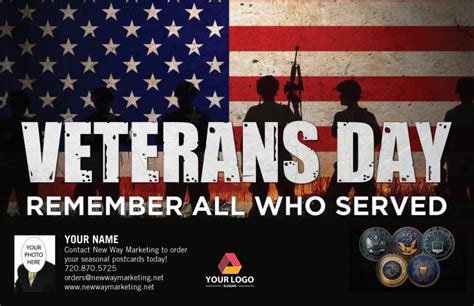 Veterans Day Postcards New Way Marketing