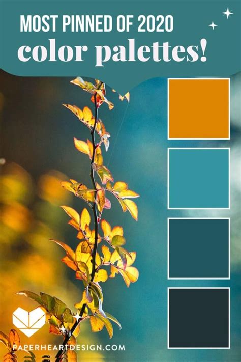 Color Inspiration Top 10 Most Pinned Color Palettes 2020 Video