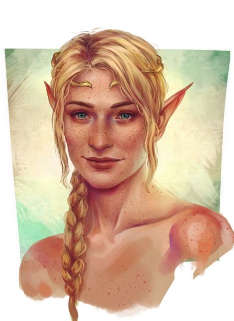 ArtStation Redraw Anna Helme Female Elf Fantasy Characters