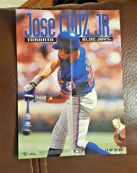 Jose Cruz Jr 1998 Sports Illustrated Fleer Mini Poster 5 X 7 Inches