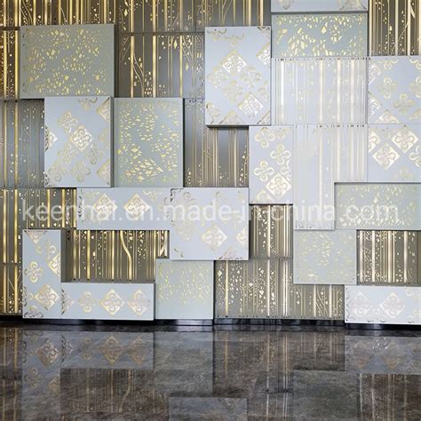 Decorativos Metálicos Panel 3d El Panel De Pared Interior De Aluminio