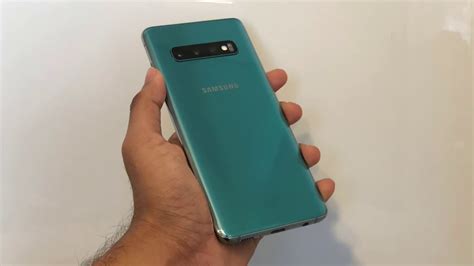 Samsung Galaxy S10 Prism Green Unboxing Youtube