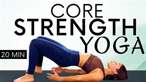 20 Minute Core Yoga Workout For Strength And Building Postures Beginners Fittrainme