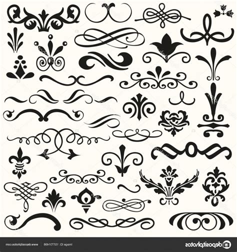 Free Vector Flourishes At Getdrawings Free Download