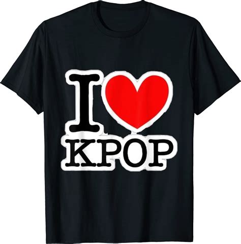 I Love Kpop T Shirt Uk Fashion