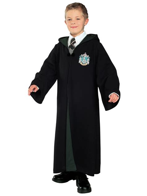 Slytherin Deluxe Harry Potter Hogwarts Licensed Robe Book Week Boys