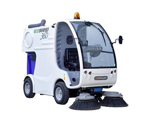 Conquest Eco Sweep 360 Battery Powered Street Sweeper Powervac