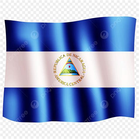 Ilustración De Vector De Bandera De Nicaragua Png Dibujos Nicaragua