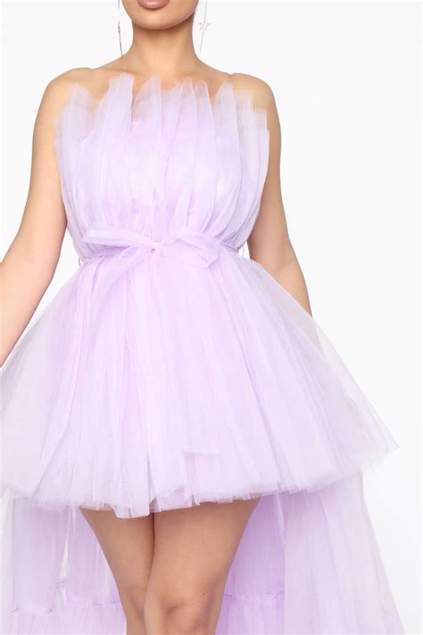 Exclusive After Party Tulle Maxi Dress Lavender Fashion Nova