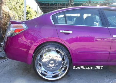Ace 1 Perfect Paint Candy Pink Nissan Altima On 24 Kurvs
