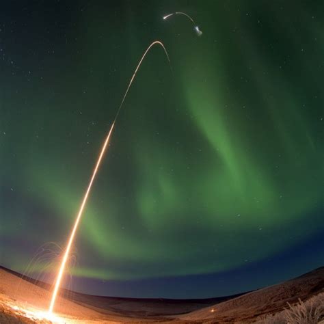 When Sounding Rockets Launch Into Auroras Earth Earthsky